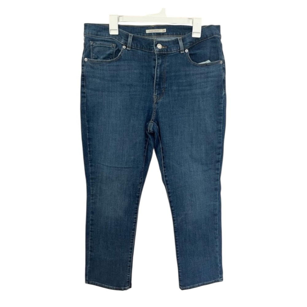 Levi's Women's Straight Leg Jeans - Dark Blue